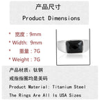 Zarte handwerkliche Ring