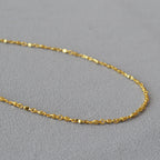 Romantische Gold Halskette für besondere Momente