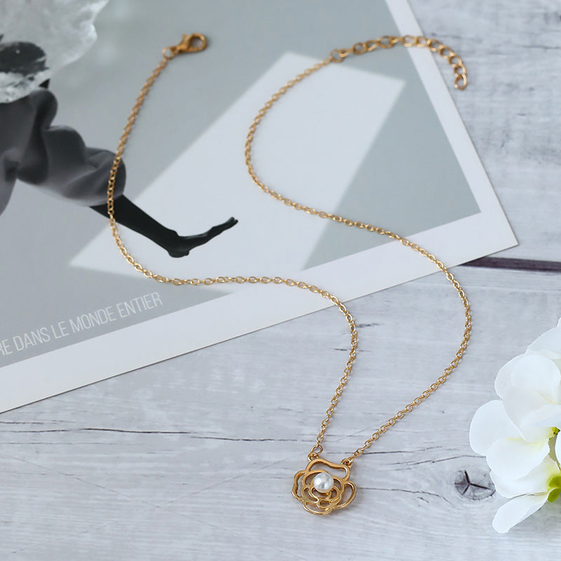 Schöne Perlen Halskette mit einzigartigem Stil