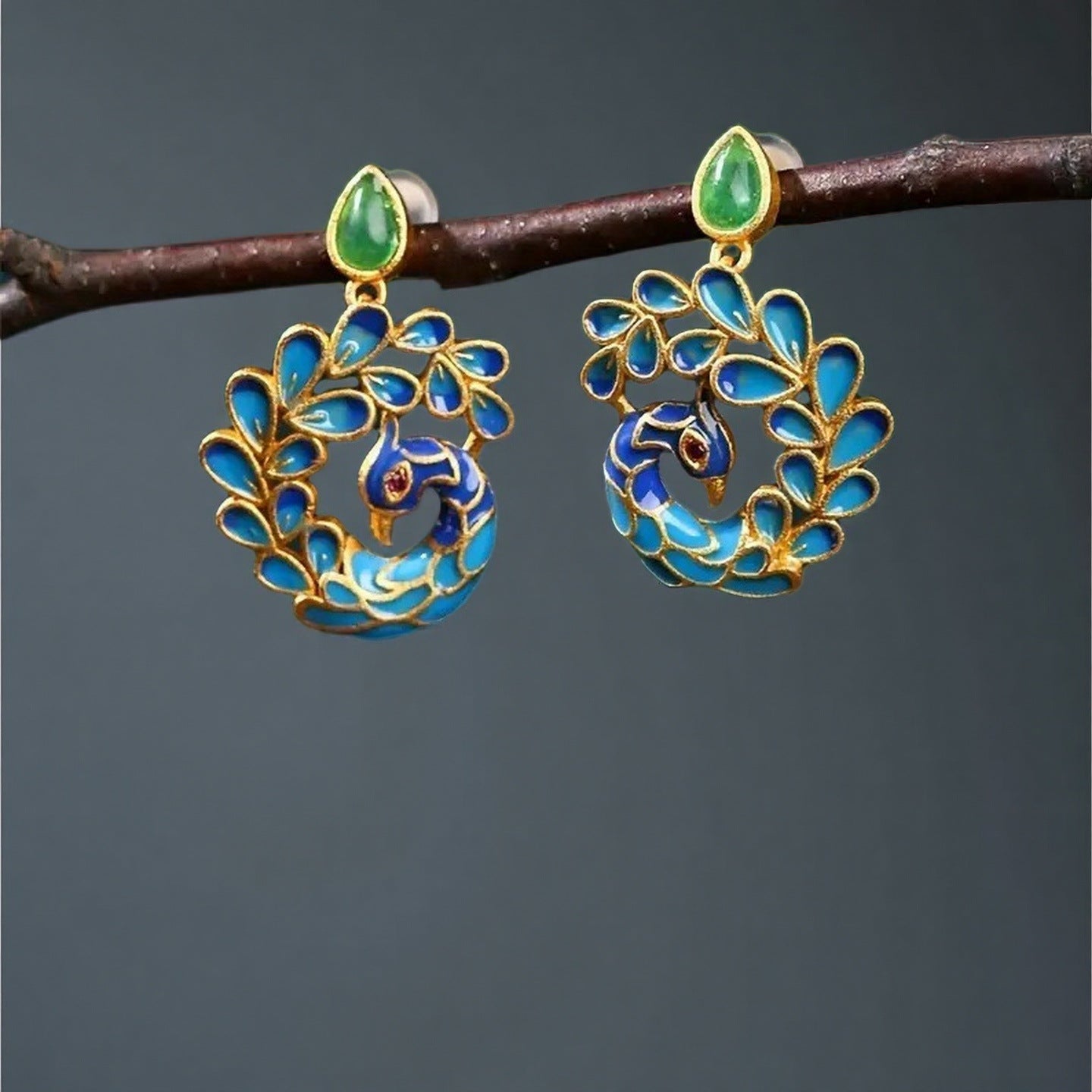 Handgefertigte Vintage Ohrring