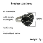 Zarte handwerkliche Ring