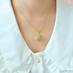 Zarte handwerkliche Halskette