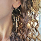 Zarte handwerkliche Ohrring