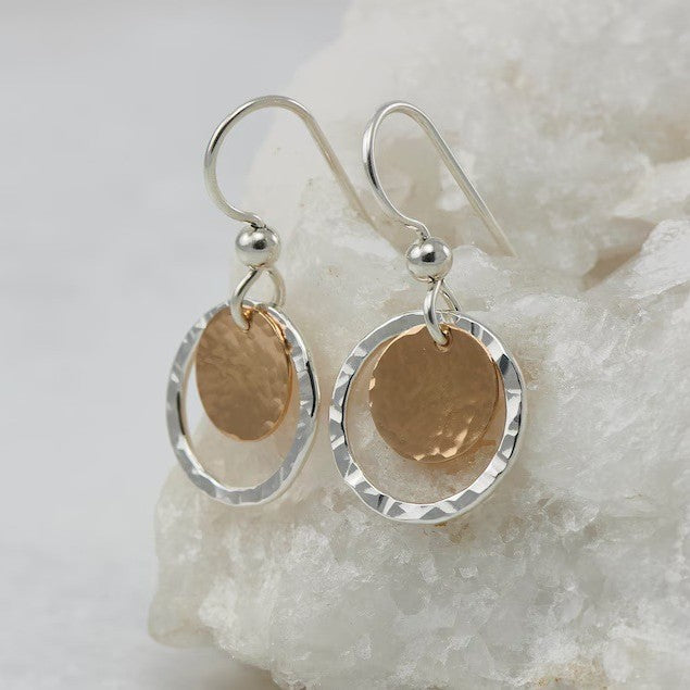 Charmante Gold Ohrring für jeden Anlass