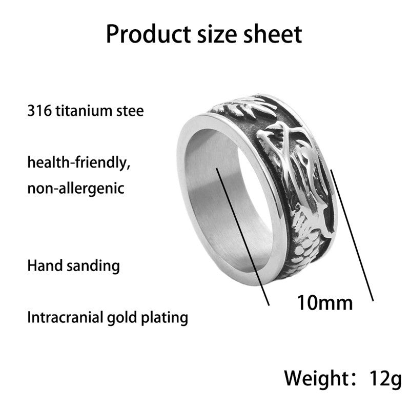 Zarte handwerkliche Ring