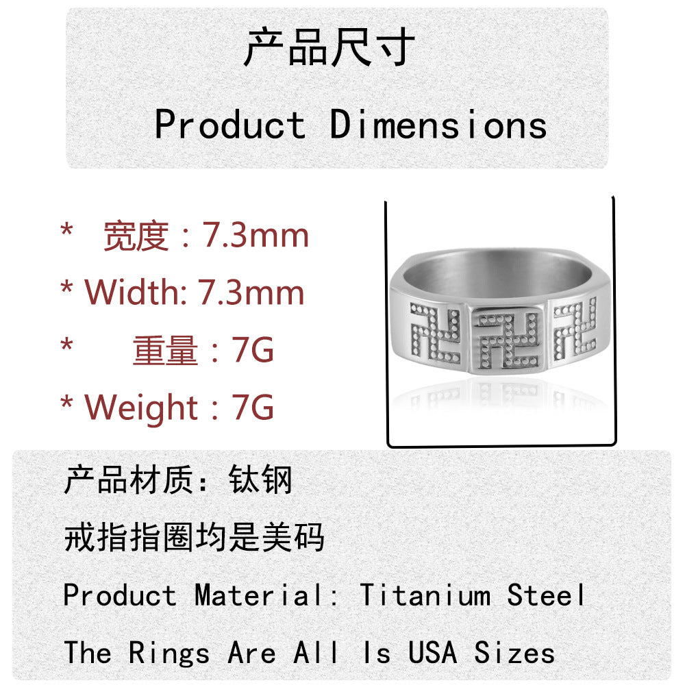 Zarte handwerkliche Ring