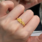 Atemberaubende Gold Ring für den Alltag