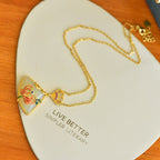 Zarte handwerkliche Halskette