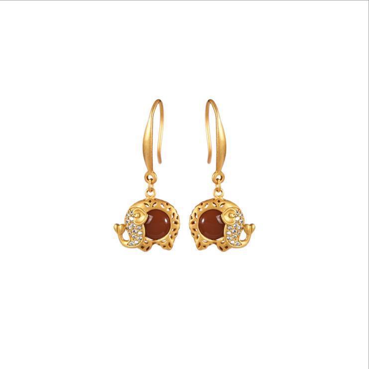 Atemberaubende Gold Ohrring für den Alltag