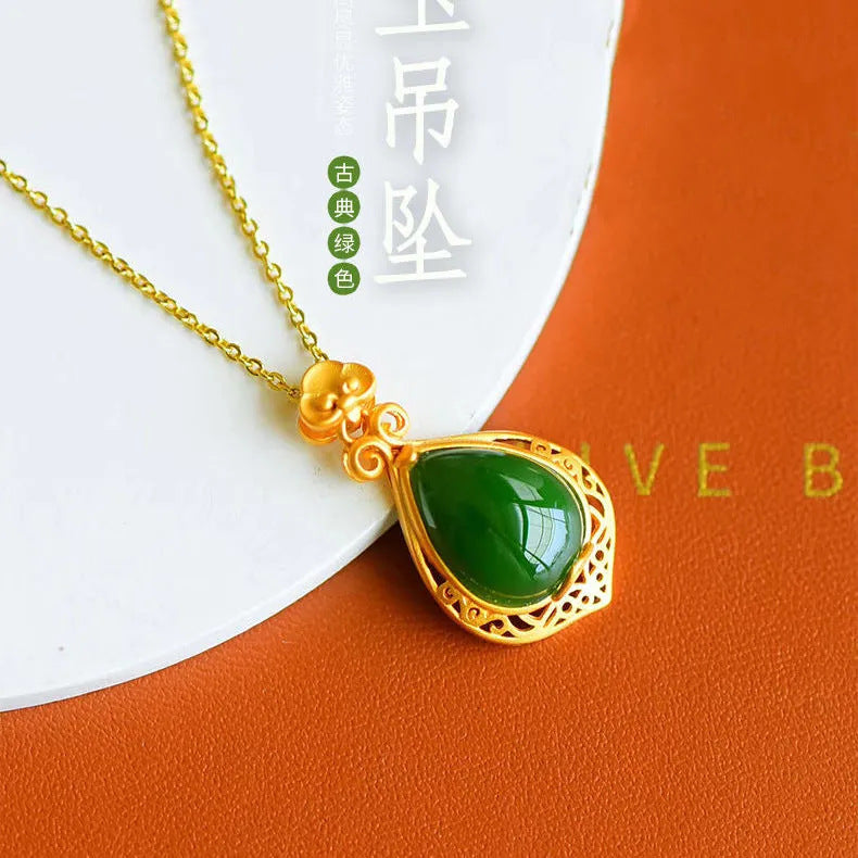 Romantische Gold Halskette für besondere Momente