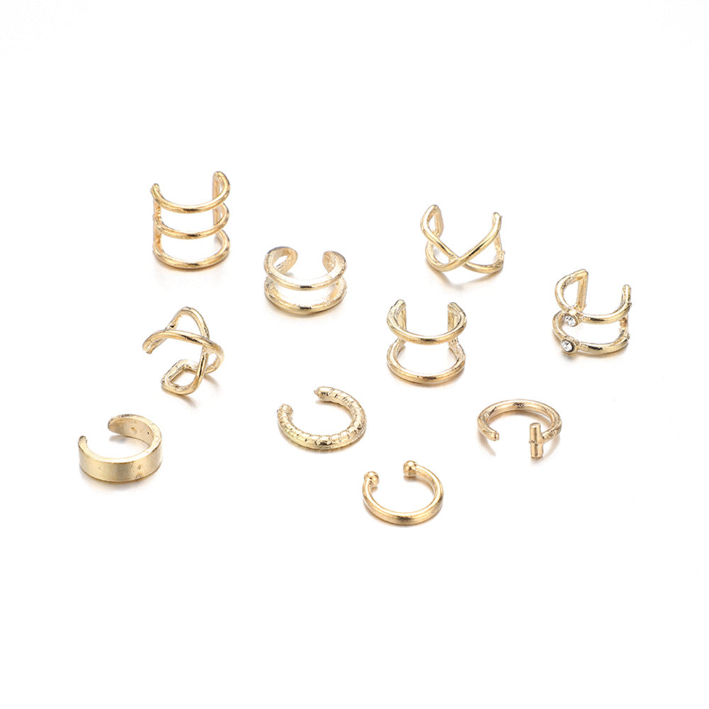 Atemberaubende Gold Schmuckset für den Alltag