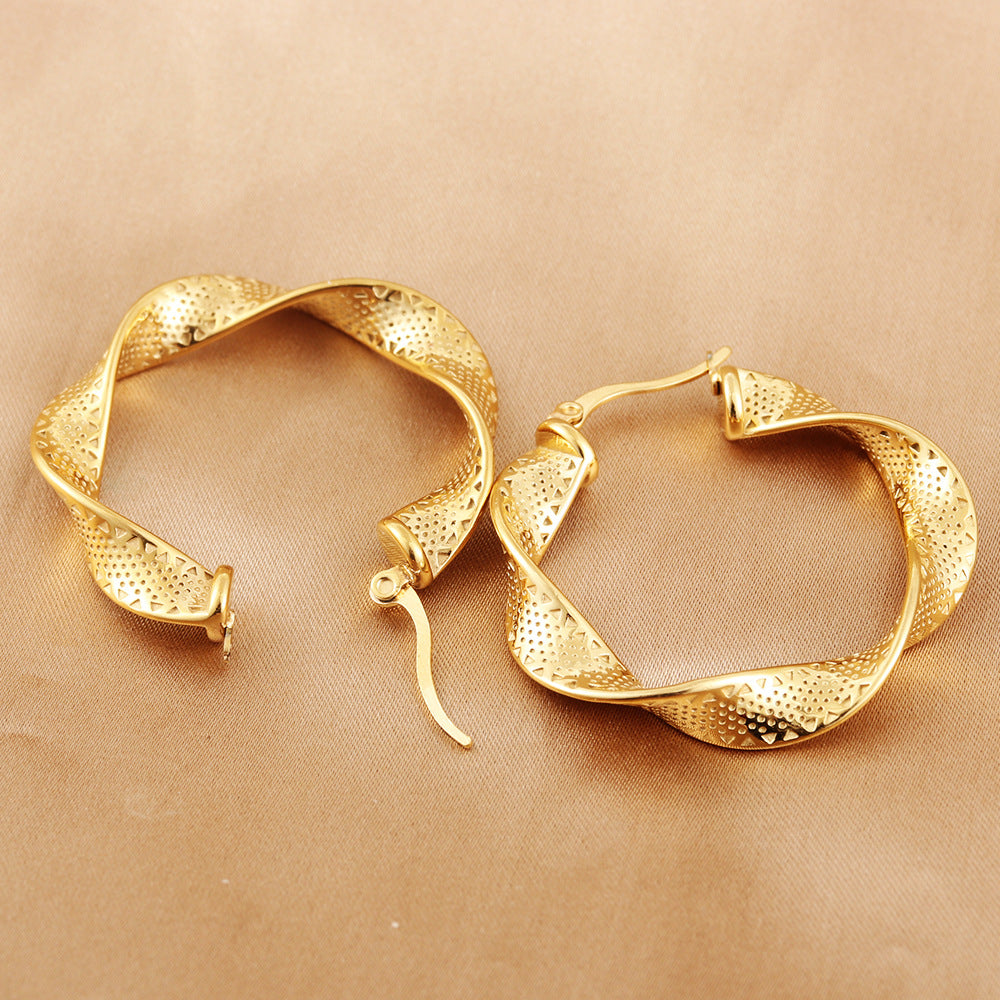 Romantische Gold Ohrring für besondere Momente