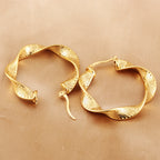 Romantische Gold Ohrring für besondere Momente