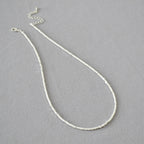 Schöne Silber Halskette mit einzigartigem Stil