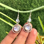 Zarte handwerkliche Ohrring