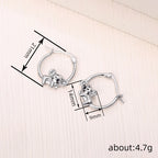 Atemberaubende Ohrring für den Alltag