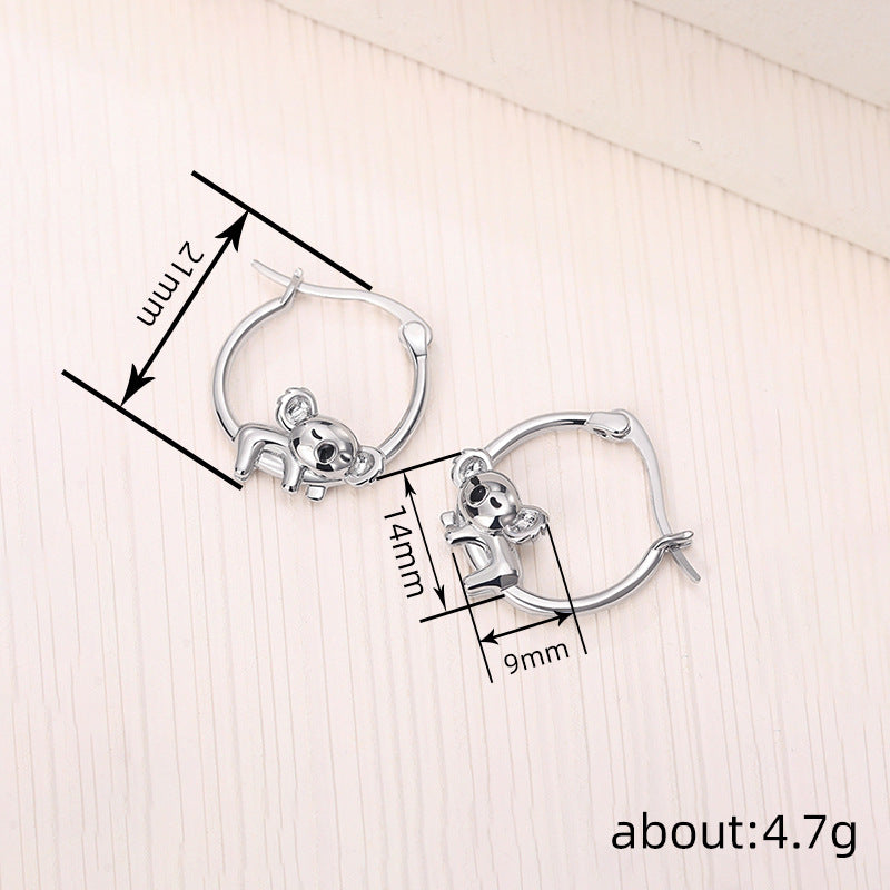 Atemberaubende Ohrring für den Alltag