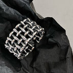 Zarte handwerkliche Silber Ring