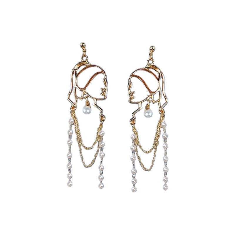 Atemberaubende Perlen Ohrring für den Alltag