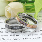 Zarte handwerkliche Ring