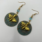 Zarte handwerkliche Ohrring