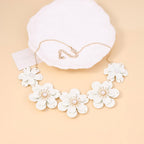 Zarte handwerkliche Perlen Halskette