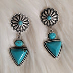 Handgefertigte Vintage Silber Ohrring