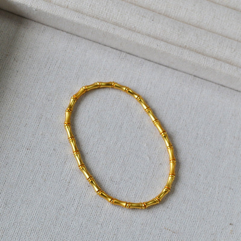 Handgefertigte Vintage Gold Armband