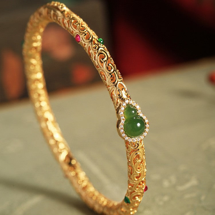 Zarte handwerkliche Gold Armband