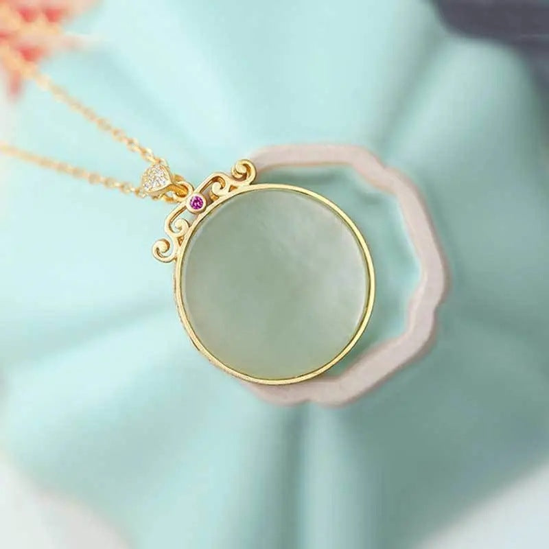 Zarte handwerkliche Silber Halskette