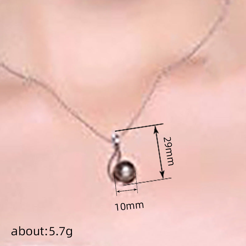 Schöne Perlen Halskette mit einzigartigem Stil