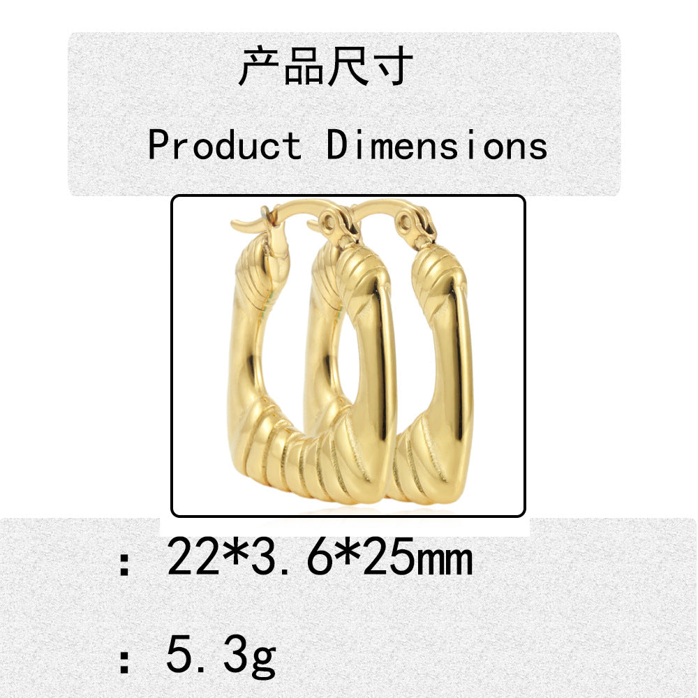 Romantische Gold Ohrring für besondere Momente