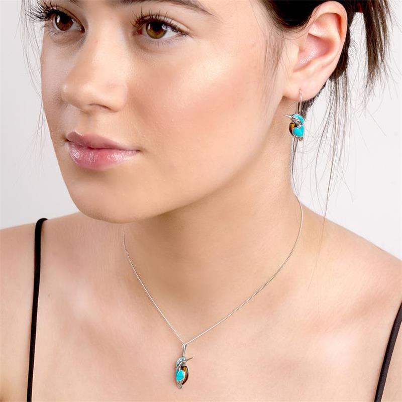 Schöne Silber Halskette mit einzigartigem Stil