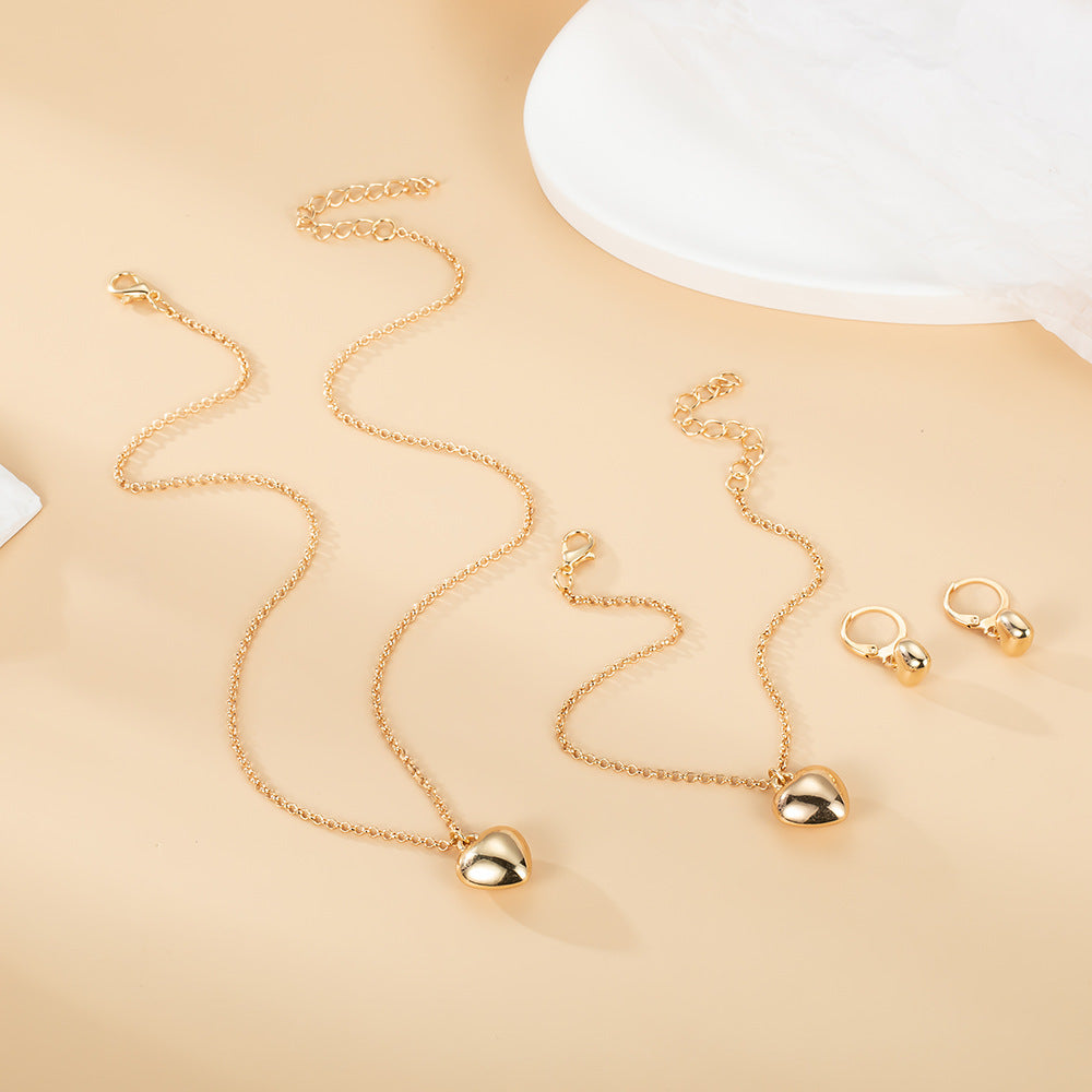 Zarte handwerkliche Gold Halskette