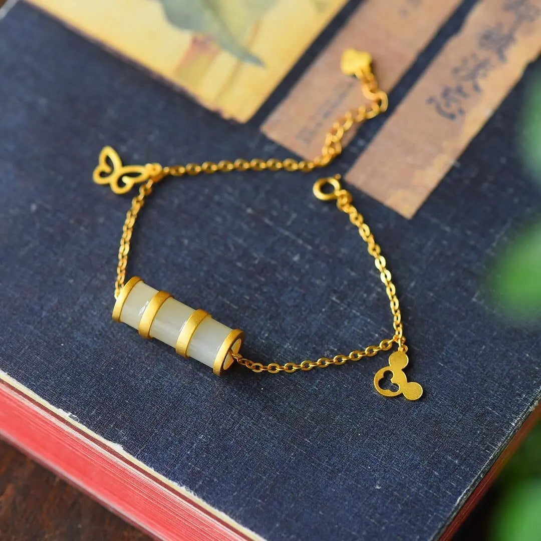 Schöne Gold Armband mit einzigartigem Stil