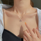 Zarte handwerkliche Halskette