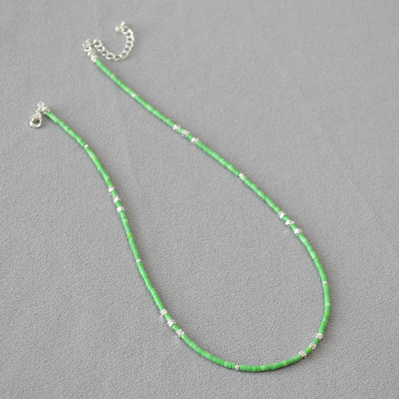 Schöne Silber Halskette mit einzigartigem Stil