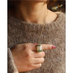 Zarte handwerkliche Halskette