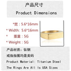 Atemberaubende Gold Ring für den Alltag