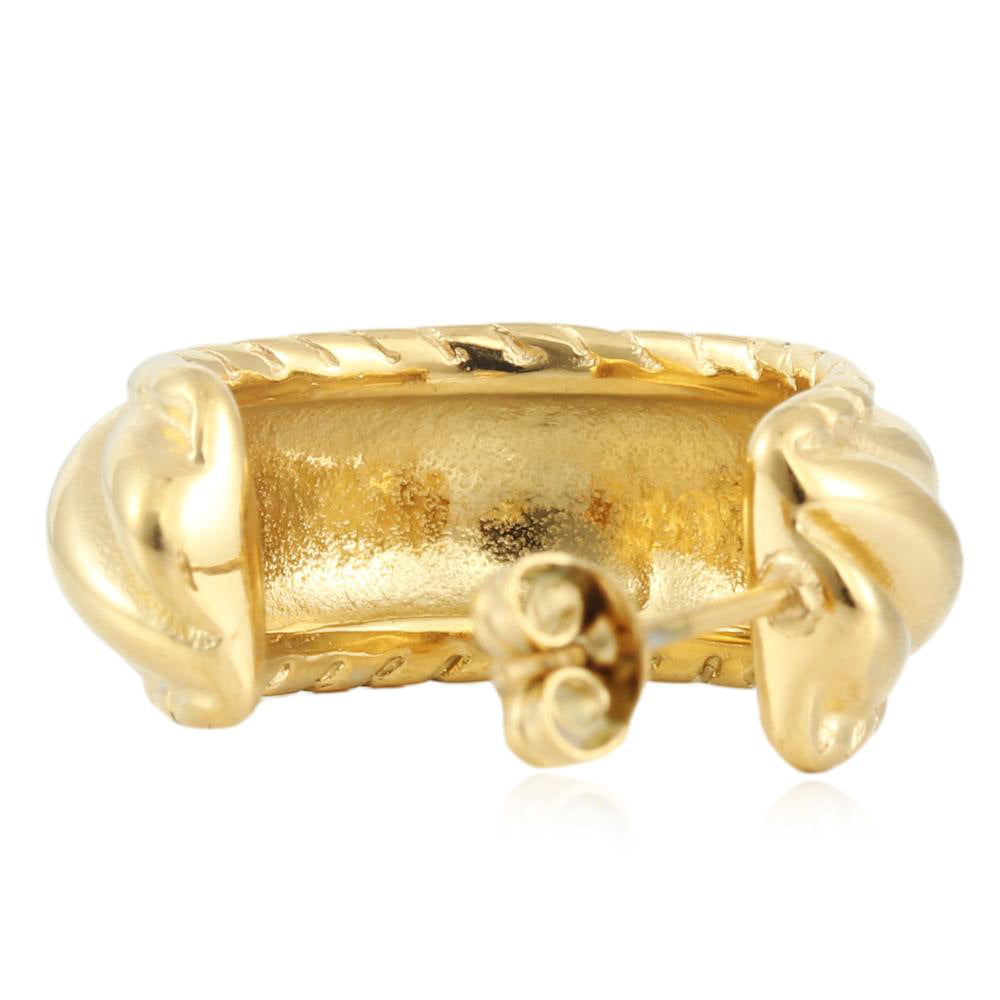 Charmante Gold Ohrring für jeden Anlass