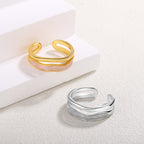 Zarte handwerkliche Ring