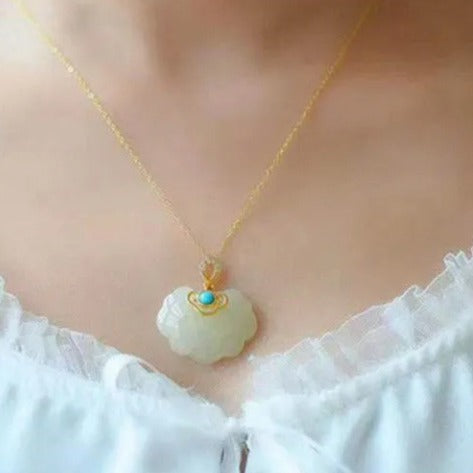 Zarte handwerkliche Silber Halskette