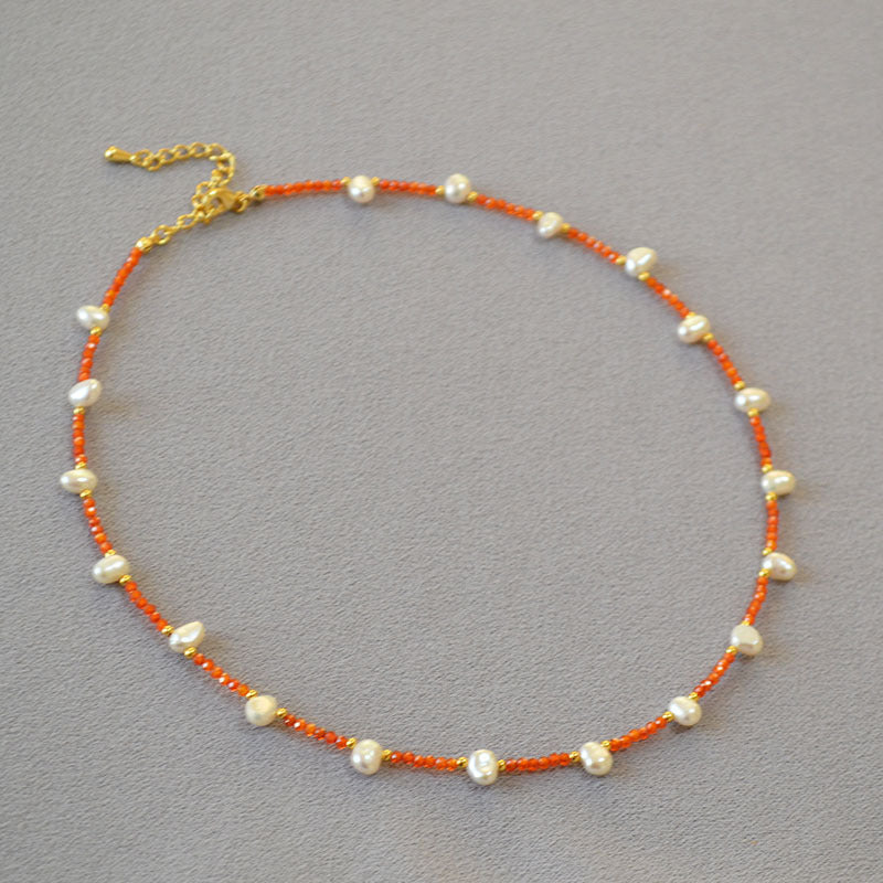 Romantische Perlen Halskette für besondere Momente