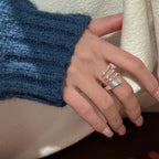 Klassische Silber Ring mit zeitloser Eleganz