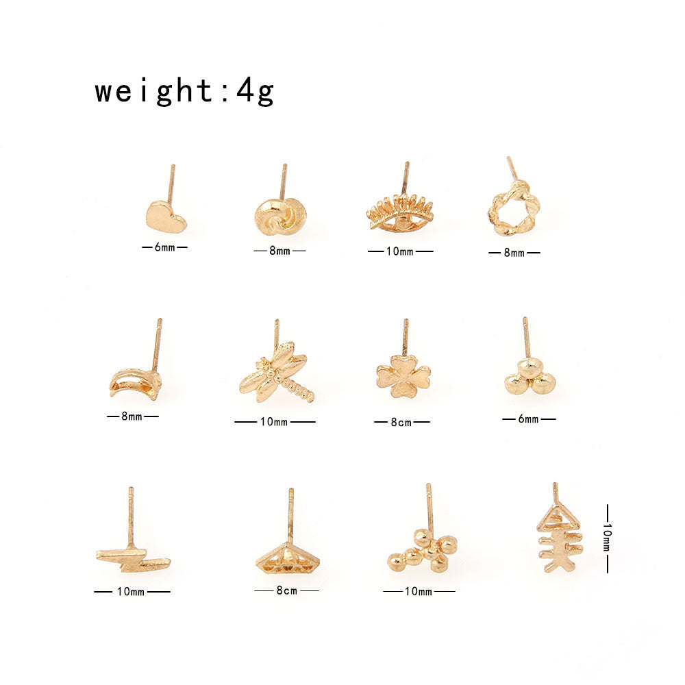 Atemberaubende Gold Ohrring für den Alltag