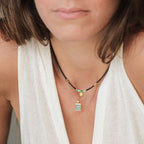 Zarte handwerkliche Halskette