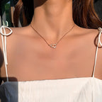 Zarte handwerkliche Halskette