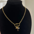 Schöne Perlen Halskette mit einzigartigem Stil