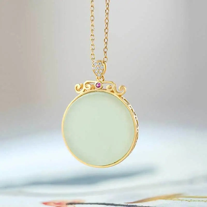 Zarte handwerkliche Silber Halskette