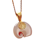 Schöne Gold Halskette mit einzigartigem Stil